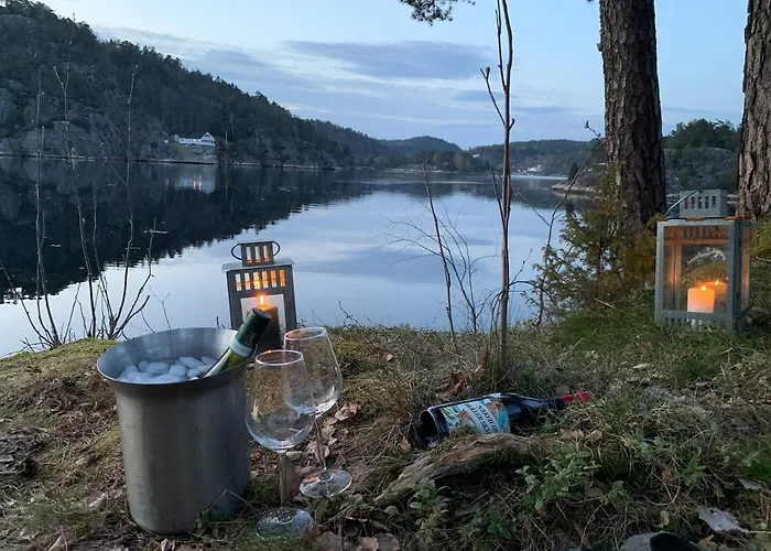 Дом отдыха Solrik Med Tilgang Til Brygge Og Stor Hage *